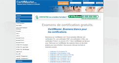 Desktop Screenshot of certifmaster.com